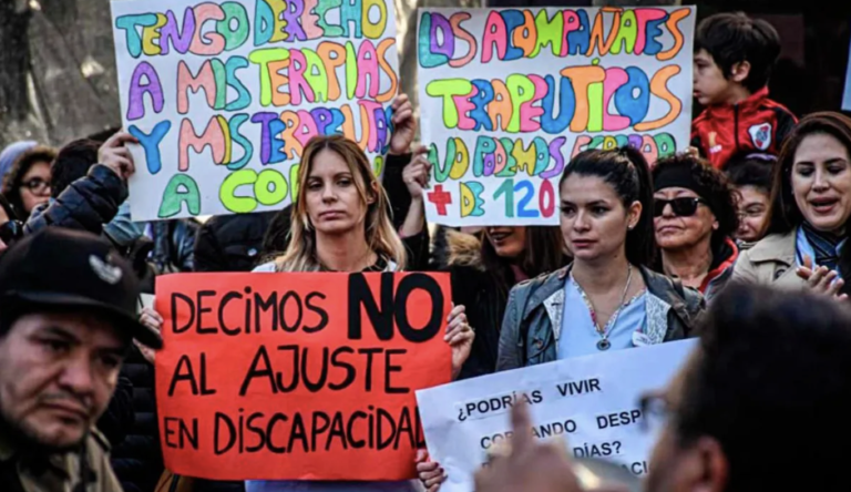 Multitudinaria Marcha por la discapacidad 